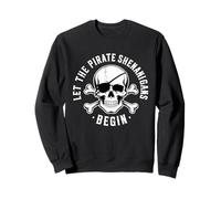 Halloween : Laissons Les manigances des Pirates Commencer ! - Skull Pirates Sweatshirt