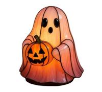 Halloween Lamp - Spooky LED Table Lamp | Flickering Light In Pumpkin Design, Battery-operated, Atmospheric Ambience For Windowsills, Party Tables, Shelves And Spooky After-work Events