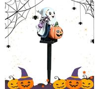 Halloween Lampes Solaires Extérieur Sculpture Décorative en Résine