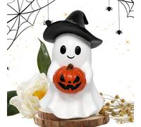 Halloween Lamps, Cute Hugging Pumpkin Lighted Ghost Figurine Desk Decor
