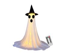Halloween Large White Ghost Light Up, Halloween Decorations Outdoors | Light Up Ghost Outdoor Decoration,Large Scene Prop Horror Ornaments for Garden Lawn Porch Yard Graveyard Haunted House