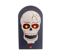 Halloween LED Door Bell - Realistic Skull Horror Light Sound Effects