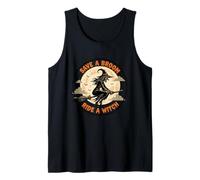 Halloween Les sorcières d'halloween sauvent Un Balai Montez Une sorcière Débardeur