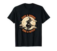 Halloween Les sorcières d'halloween sauvent Un Balai Montez Une sorcière T-Shirt