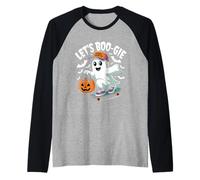 Halloween Lets Boogie Fantôme Drôle Effrayant Manche Raglan