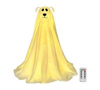 Halloween Light Up Ghost 3D Ghost Dog Prop with Remote Photo
