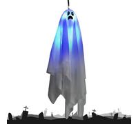 Halloween Light Up Ghost Kit - Ornament Ghosts of Halloweens | Halloweenn Hanging Light Up Ghost Decorations Outdoor, Floating Sound Lawn Ornements pour Porche de Patio de Jardin extérieur intérieur