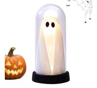 Halloween Light Up Ghost - LED suspendu, décoration de cour effrayante, accessoire extérieur éclatant | Halloween à l'Halloween à batterie Ghost pour éclaircir les porches ou les fenêtres des arbres p