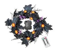 Halloween Lights Intérieur - Garland Halloween Avec Orange, Lumières Chauves Facile À Appliquer: Profitez De 8 Modes De Clignotement Dans Ces Feux De Chaîne D'Halloween, Offrant Une Amélioration De L