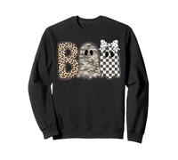 Halloween Maman des Deux garçons Filles Boo Camo Checker Ghost Mama Sweatshirt