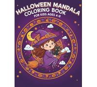 HALLOWEEN MANDALA COLORING BOOK FOR KIDS AGES 4-8