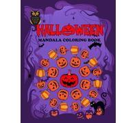 Halloween Mandala Coloring Book: object mandala coloring book for kids and adults,30 creative and unique mandala design