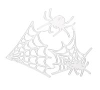 Halloween Matrice de Découpe Toile Araignée Acier Carbone Argenté | Découpe Nette et Précise, Usage Facile Machines, pour Cartes et Décoration de Journal