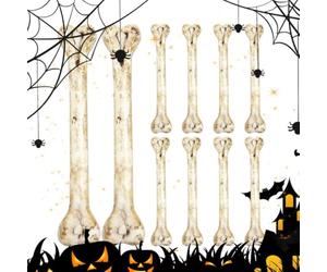 Halloween Mini Os Squelette Ornements Réalistes Pré-Percés Peau Douce | Petits Faux Os de Squelette Avec Des Trous Pour Les Passionnés De La Création De Bijoux Et Les Étudiants