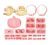 Halloween Molds Baking,30 Pieces Halloween Cookie Cutter Set, Gadget Tool Supplies for Kitchen Fall Holiday Thanksgiving Christmas Kids Party Treats Biscuits Decorations Crafts