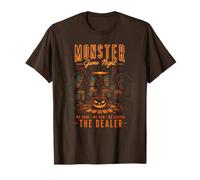 Halloween Monster Game Night The Dealer Cards T-Shirt