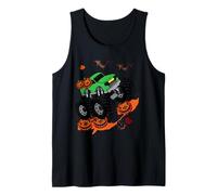 Halloween Monster Truck écrasant des citrouilles Débardeur