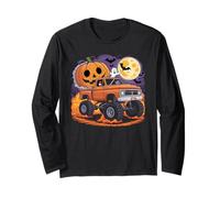 Halloween Monster Truck Spooky Pumpkin Parade Manche Longue
