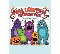 Halloween Monsters: Coloring Book