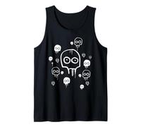 Halloween Monstre Esprit Effrayant Mort Mort-Mort Nuit Yeux Débardeur