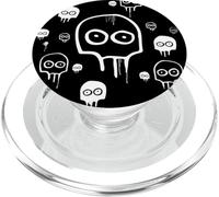 Halloween Monstre Esprit Effrayant Mort Mort-Mort Nuit Yeux PopSockets PopGrip pour MagSafe