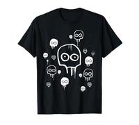 Halloween Monstre Esprit Effrayant Mort Mort-Mort Nuit Yeux T-Shirt