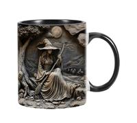 Halloween Mug | 350ml Witch Ceramic Cup | Holiday Tea Mug For Apaa