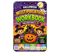 Halloween Multiplication Workbook for Kids Ages 6-10: Step-by-Step Lessons, Examples, and Practice for Kids | Learn Multiplication with Arrays, Equal ... Times Tables and Two-digit Multiplication