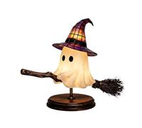 Halloween Nightstand Lamps - USB Ghost Broom, Decorative Nightlight