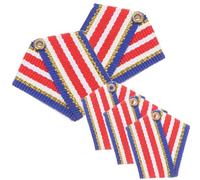 Halloween Noël Médaille Étoile Métal 5 Pcs Ruban Épingle | Surface Lisse, Style Classique, Usage Polyvalent sur Vêtements et Panneaux, pour Récompense et Participation