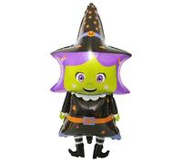 Halloween Nouveau Petit Ballon de Sorcière Mid-Automne Festival Mall Installations KTV Citrouille-Esprit Squelette Ballon en aluminium Paquet Durabilité