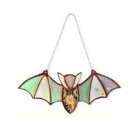 Halloween Nouvelle Barre Acrylique Chauves-Souris colorées décoration de la Maison Pendentif Halloween Chauve-Souris fenêtre Suspendue Acrylique Mur Art décoration vitrail
