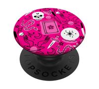 Halloween occulte magique mystique ésotérique rose sorcellerie PopSockets PopGrip Adhésif