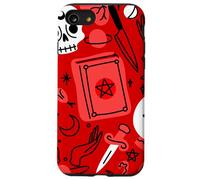 Halloween occulte magique mystique ésotérique rouge sorcellerie Coque pour iPhone SE (2020) / 7 / 8