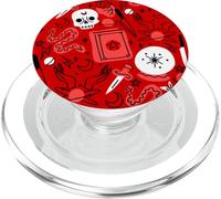 Halloween occulte magique mystique ésotérique rouge sorcellerie PopSockets PopGrip pour MagSafe