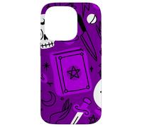 Halloween occulte magique mystique ésotérique violet sorcellerie Coque pour iPhone 14 Pro