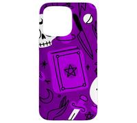 Halloween occulte magique mystique ésotérique violet sorcellerie Coque pour iPhone 15 Pro Max