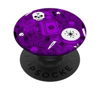 Halloween occulte magique mystique ésotérique violet sorcellerie PopSockets PopGrip Adhésif