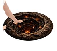 Halloween Optical Illusion Rug 3D Floor Mat Haunted House Decor
