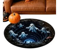Halloween Optical Illusion Rug 3D Floor Mat Haunted House Decor