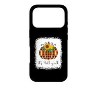 Halloween Orange Citrouille Buffalo Plaid It's Fall Y'all Femmes Coque pour iPhone 17 Pro