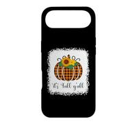 Halloween Orange Citrouille Buffalo Plaid It's Fall Y'all Femmes Coque pour iPhone Air