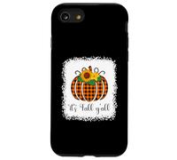 Halloween Orange Citrouille Buffalo Plaid It's Fall Y'all Femmes Coque pour iPhone SE (2020) / 7/8