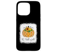 Halloween Orange Citrouille Buffalo Plaid It's Fall Y'all Women Coque pour iPhone 15 Pro Max