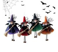 Halloween Ornaments - 4 Piece Small Tree Hanging Decorations