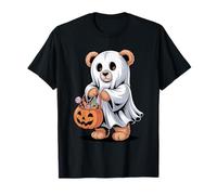 Halloween Ours Fantôme Citrouille Farce Ou Friandise Bonbons T-Shirt