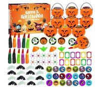 Halloween Party Favors, Halloween Treats Non-Candy Goodie Bag, Prank Gothic Decoration Game, Unique Fun Design, Safe Materials, Easy to Use for Boys, School, Girl, Gathering, Festival, Home