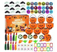 Halloween Party Favors, Halloween Treats, Non-Candy Goodie Bag, Prank Gothic Decorations, Fun Game Accessories, Ideal for Boys Girls School Gathering, Festival Home Activities Playtime