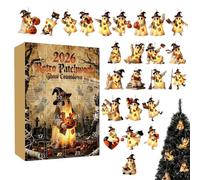 Halloween Pendant Countdown Calendar 24Day Cute Scary 2D Flat Keeps