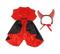Halloween Pet Cape, Adjustable Vampire Cat Cloak, Colorful Pet Cape with Horn, Creative Holiday Costumes, Pet Costumes for Carnival, Mascarade Pet Outfit, Spooky Pet Attire, Cute Cat Cloak Costume, F